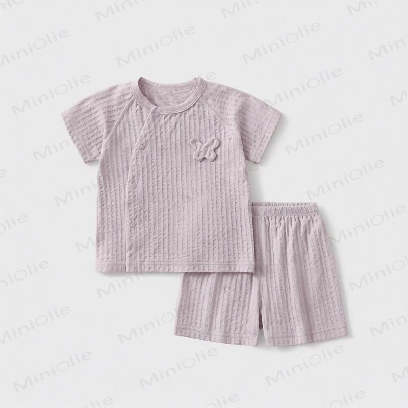 Baby Einfarbig - Set in Unifarbe - Lila - 3-4J - image 5