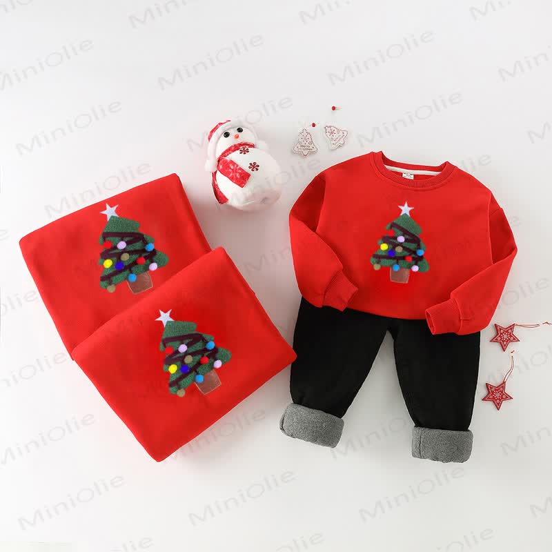 Familien-passendes Weihnachtsbaum-Sweatshirt - image 3
