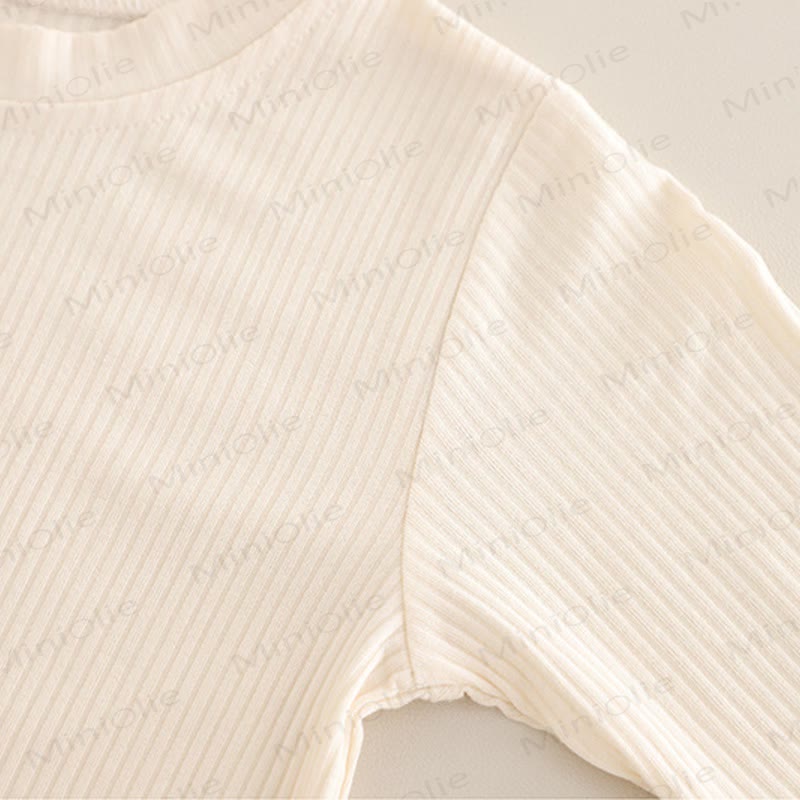 3-teiliges Set aus Pullover mit Schleifen und Regenbogen für Baby und Kleinkind - image 13
