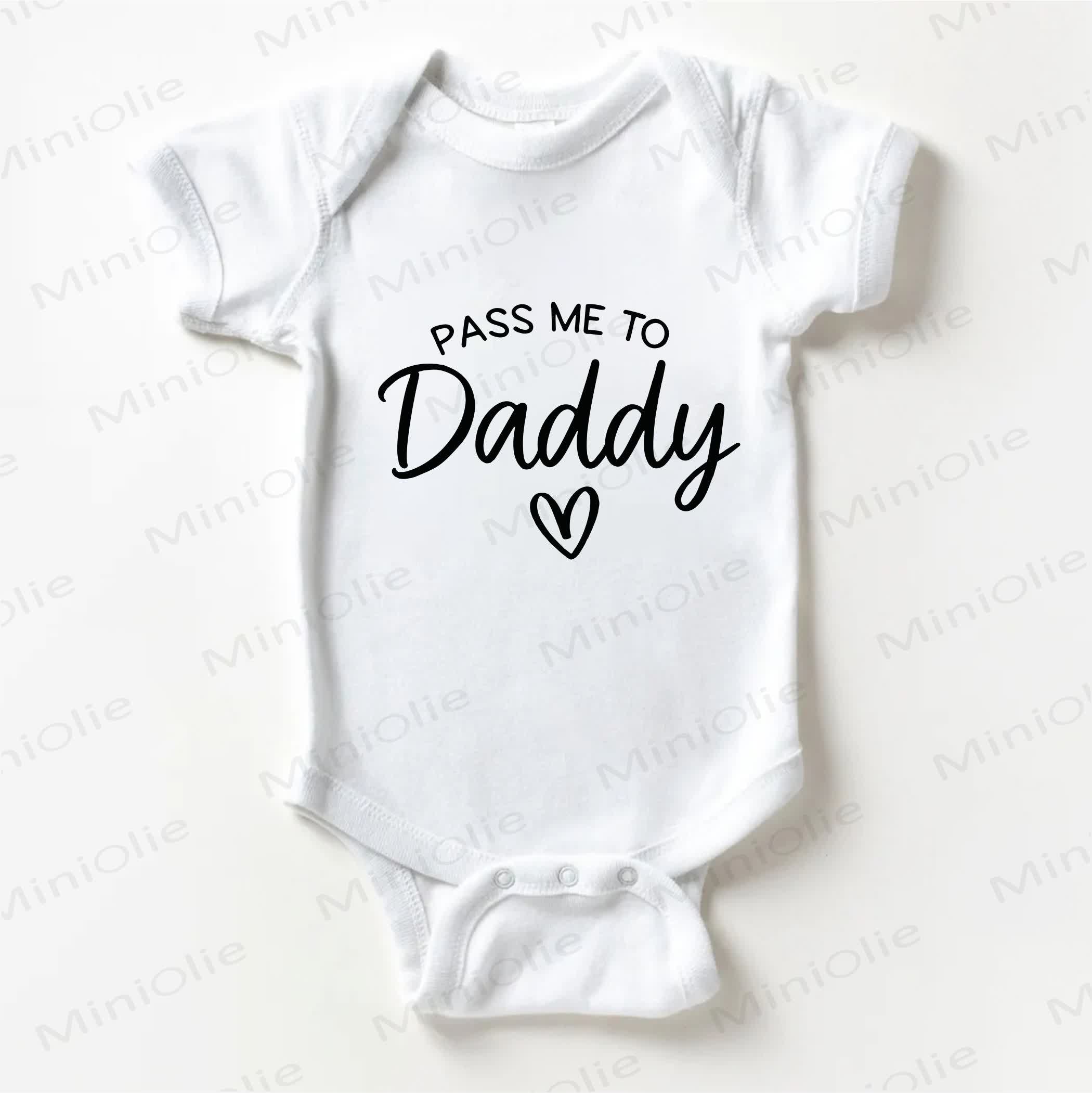 REICH ME AN DADDY Baby Bodysuit in Weiß - Weiß - 18-24M - image 1