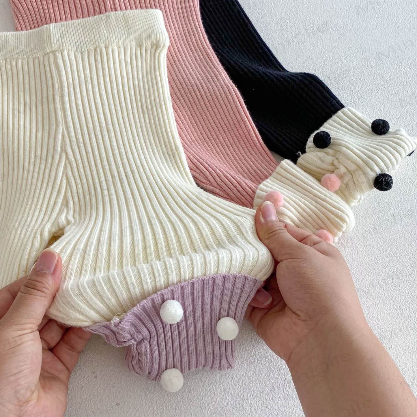 2-teiliges Set mit Gestrickt Schal für Baby (Mädchen) - image 21