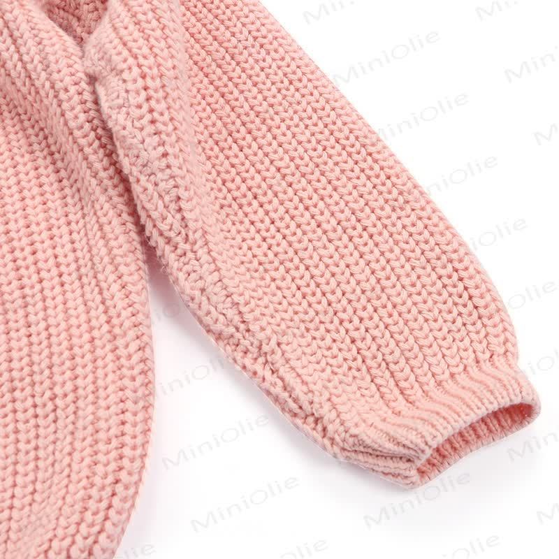 Einfarbiger, warmer Pullover für Babys und Kleinkinder - image 18