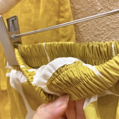 2-teiliges Gelb Punkte Set für Kleinkind mit Hut - image 12