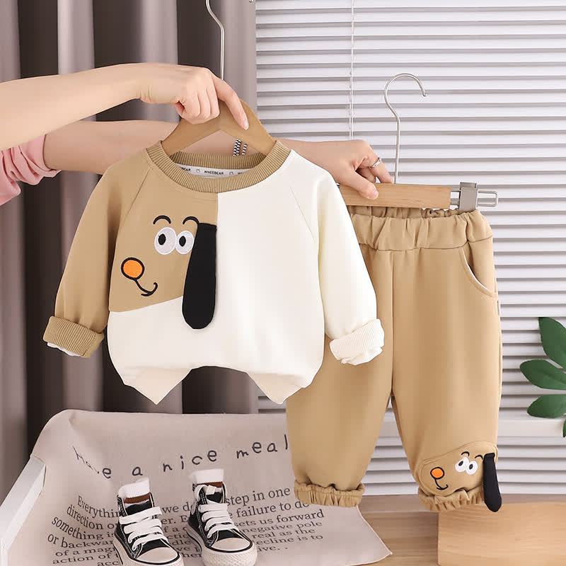 Baby Kleinkind Junge Dinosaurier/Hund 2-teiliges Set - Khaki - 5-7J - image 4