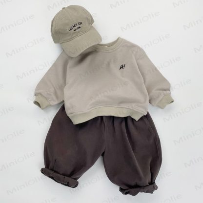 Kleinkind Sweatshirt mit Rundhalsausschnitt und Gestickt - image 3