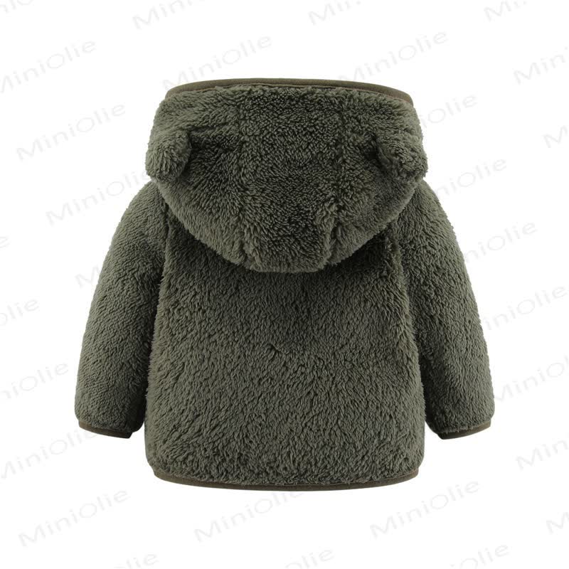 Baby Kapuzenjacke in Einfarbig - image 12