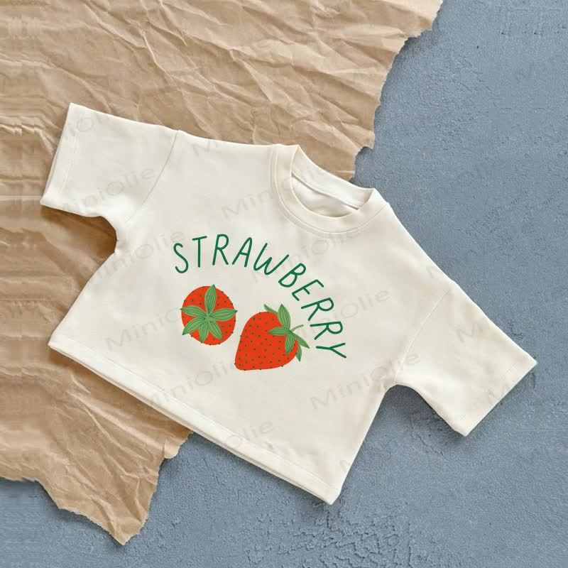 STRAWBERRY Baby -Print-T-Shirt - Weiß - 2-3J - image 1