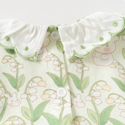 Sommer für Baby, Hase , mit Kleinkind und Blume - image 7