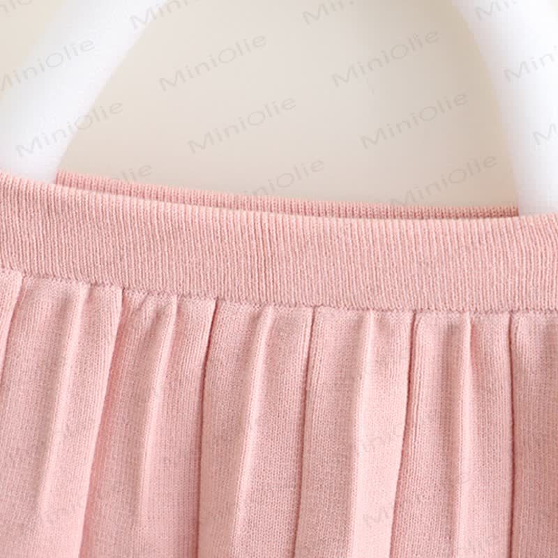 Kleinkind 2-teiliges gestricktes Jacquard-Herz-Set - image 12