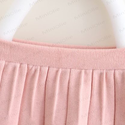 Kleinkind 2-teiliges gestricktes Jacquard-Herz-Set - image 12