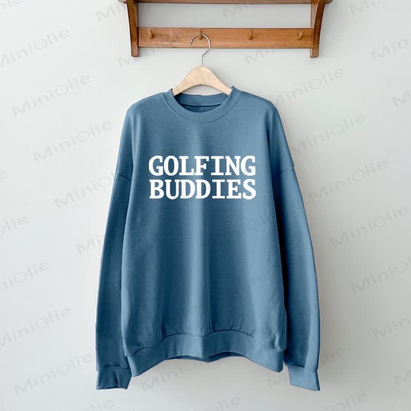 GOLFING BUDDIES Familien Passende Sweatshirt/Set - Blau - Erwachsenen-Sweatshirt: XL - image 3
