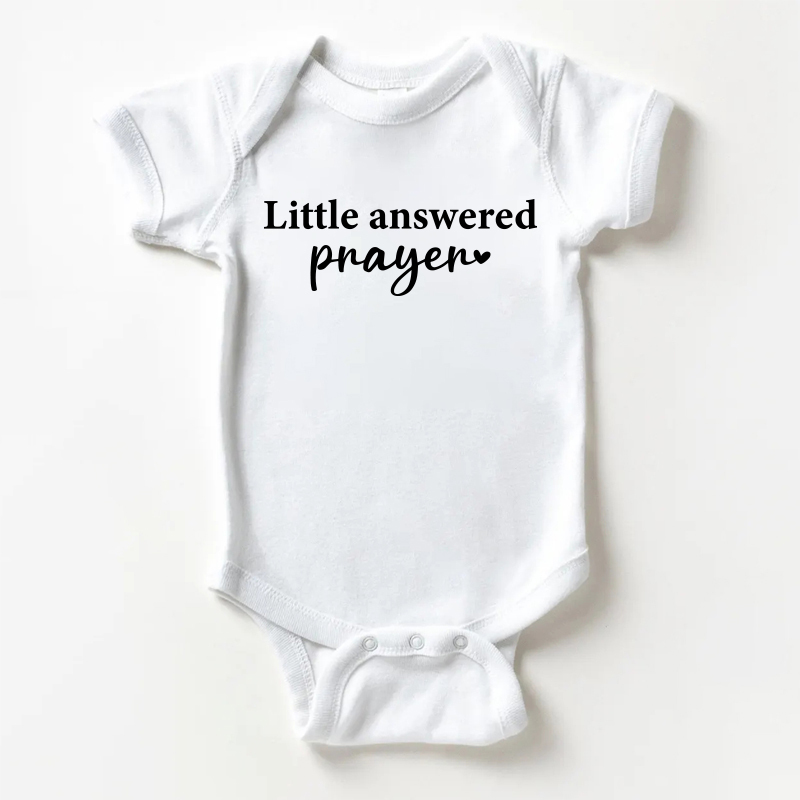 LITTLE ANSWERED PRAYER Baby Bodysuit in Weiß - Weiß - 18-24M - image 1