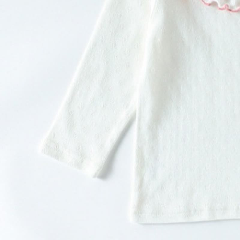Langarm-T-Shirt mit Blume für Mädchen und Baby - image 8