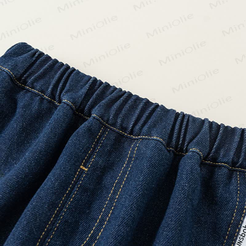 Sternenweste für Kleinkindmädchen/Weißes Hemd/ Blau Jeans - image 13