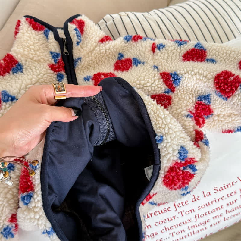 Süß Vlies Oberbekleidung mit Blumen für Kleinkind-Mädchen - image 4