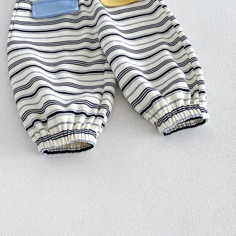 SMILE Baby Strampler mit Farbblockstreifen / Set - image 16