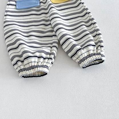 SMILE Baby Strampler mit Farbblockstreifen / Set - image 16