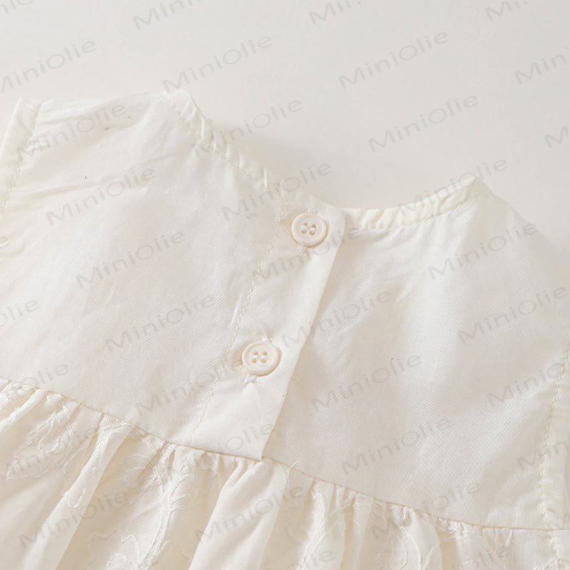 Set aus Tanktop mit Lace und Streifen Hose für Kleinkind-Mädchen - image 5