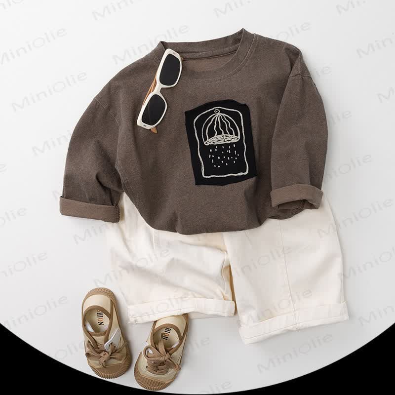 Baby Kleinkind , Einfarbig, locker, Hosen - image 5