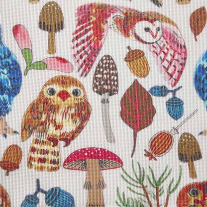 Baby White Owl Print Waffel 2-teiliges Set - image 8