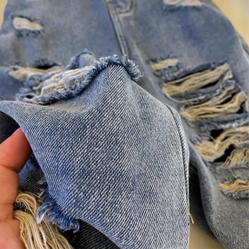 Blau zerrissene Denim für Kleinkind-Jungen - image 4