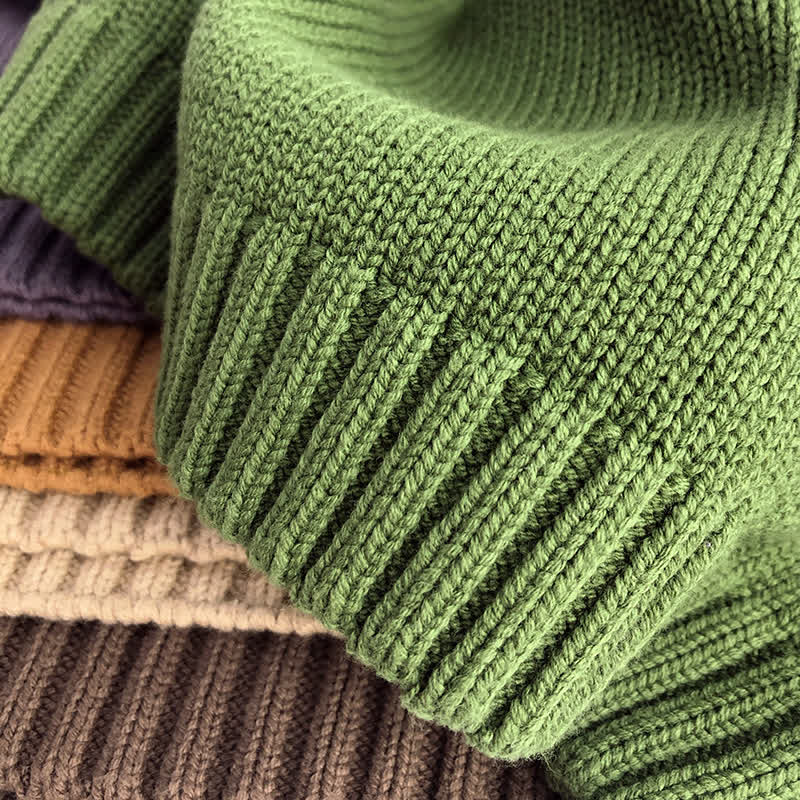 Kleinkind Einfarbig Lockerer Pullover - image 10