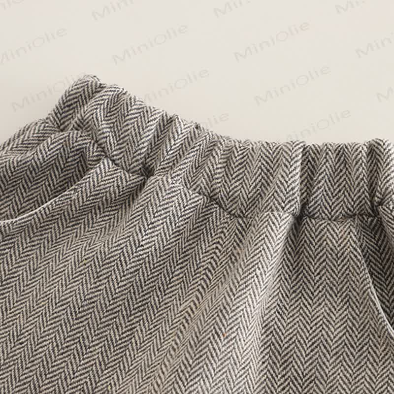 3-teiliges Set für Kleinkind : Weste mit Blume , Krawatte, Schulterknöpfen und Knopfleiste - image 13