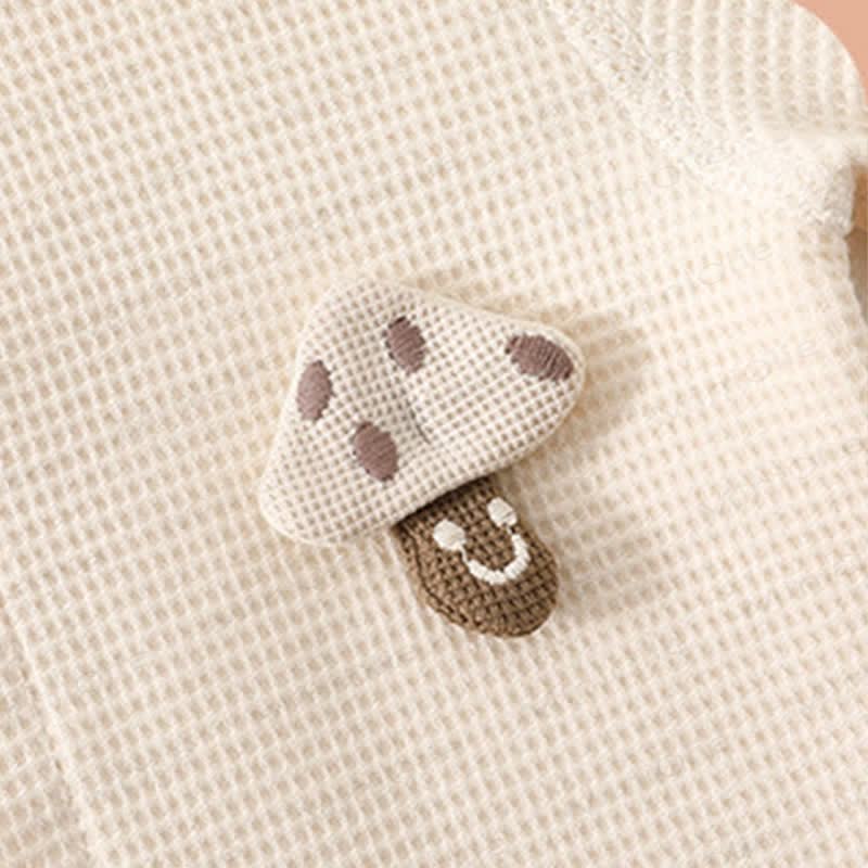 Baby Strampler mit Pilz-Patch und Waffel - image 8