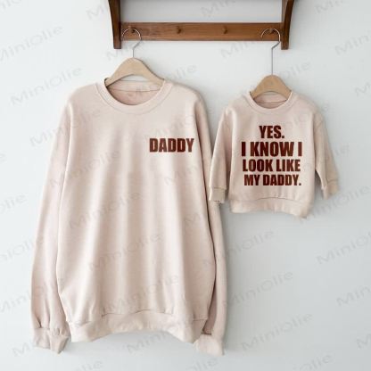 DADDY/LOOK LIKE MY DADDY Daddy und ich Sweatshirt/ Set - image 4