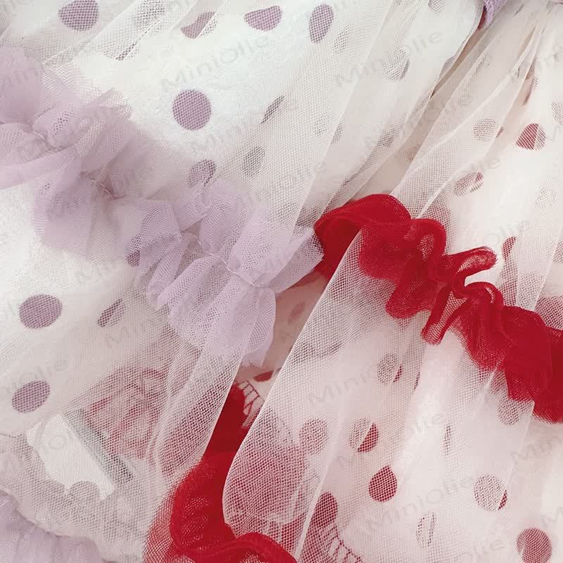 Baby Kleinkind -Mädchen-Tulpen Punkt Kleid - image 7