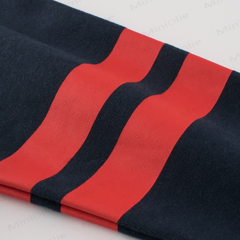 Raglan-T-Shirt in Kontrastfarbe für Kind und Jungen - image 8