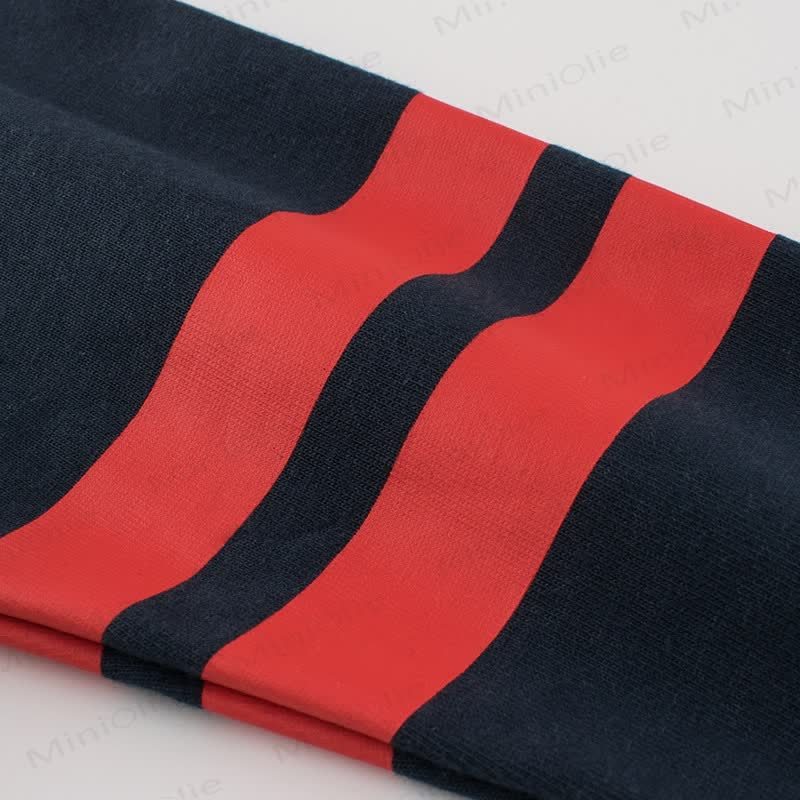 Raglan-T-Shirt in Kontrastfarbe für Kind und Jungen - image 8