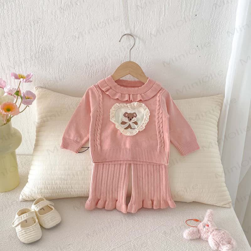 2-teiliges Schleife - Set mit Herz für Baby - image 5