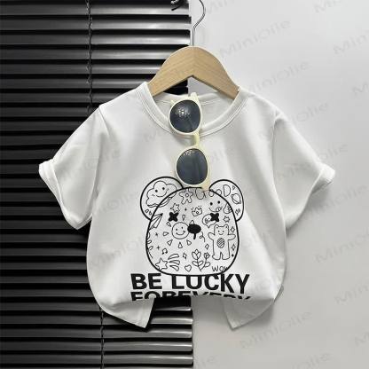Kastenförmiges T-Shirt mit Cartoon-Print für Kleinkind - Weißer Bär - 4-5J - image 10