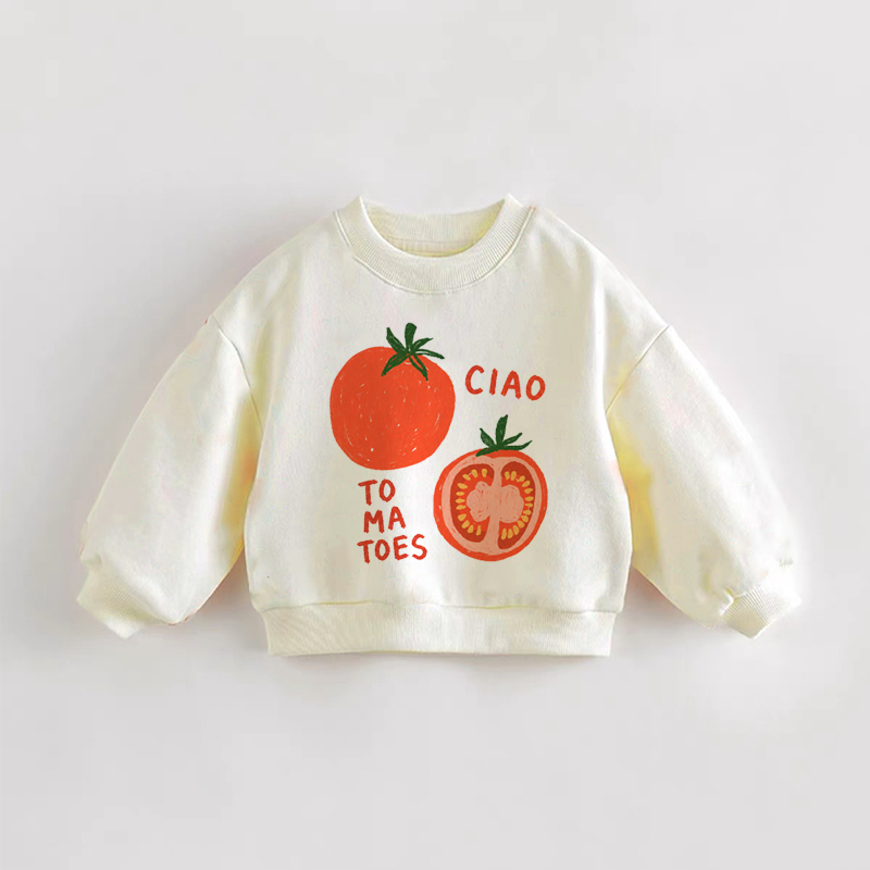 CIAO TOMATOES Baby Kleinkind Sweatshirt - Creme - 3-5J - image 1