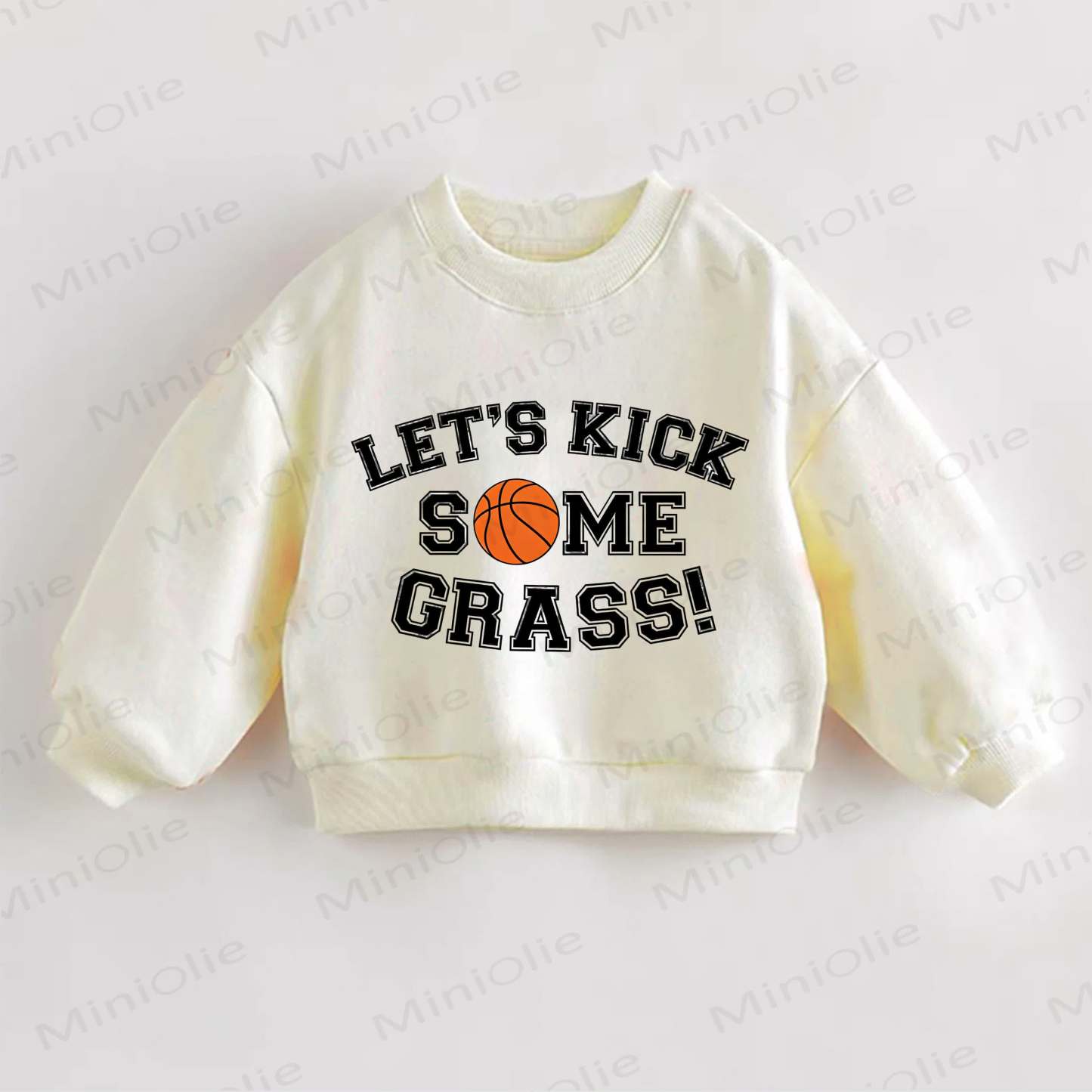 LET'S den Rasen rocken! Baby Kleinkind Sweatshirt - Creme - 3-5J - image 1