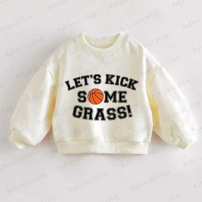 LET'S den Rasen rocken! Baby Kleinkind Sweatshirt - Creme - 3-5J - image 1