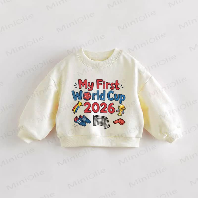 MY FIRST WORLD CUP 2026 Baby Kleinkind - Sweatshirt in Creme - Creme - 3-5J - image 1