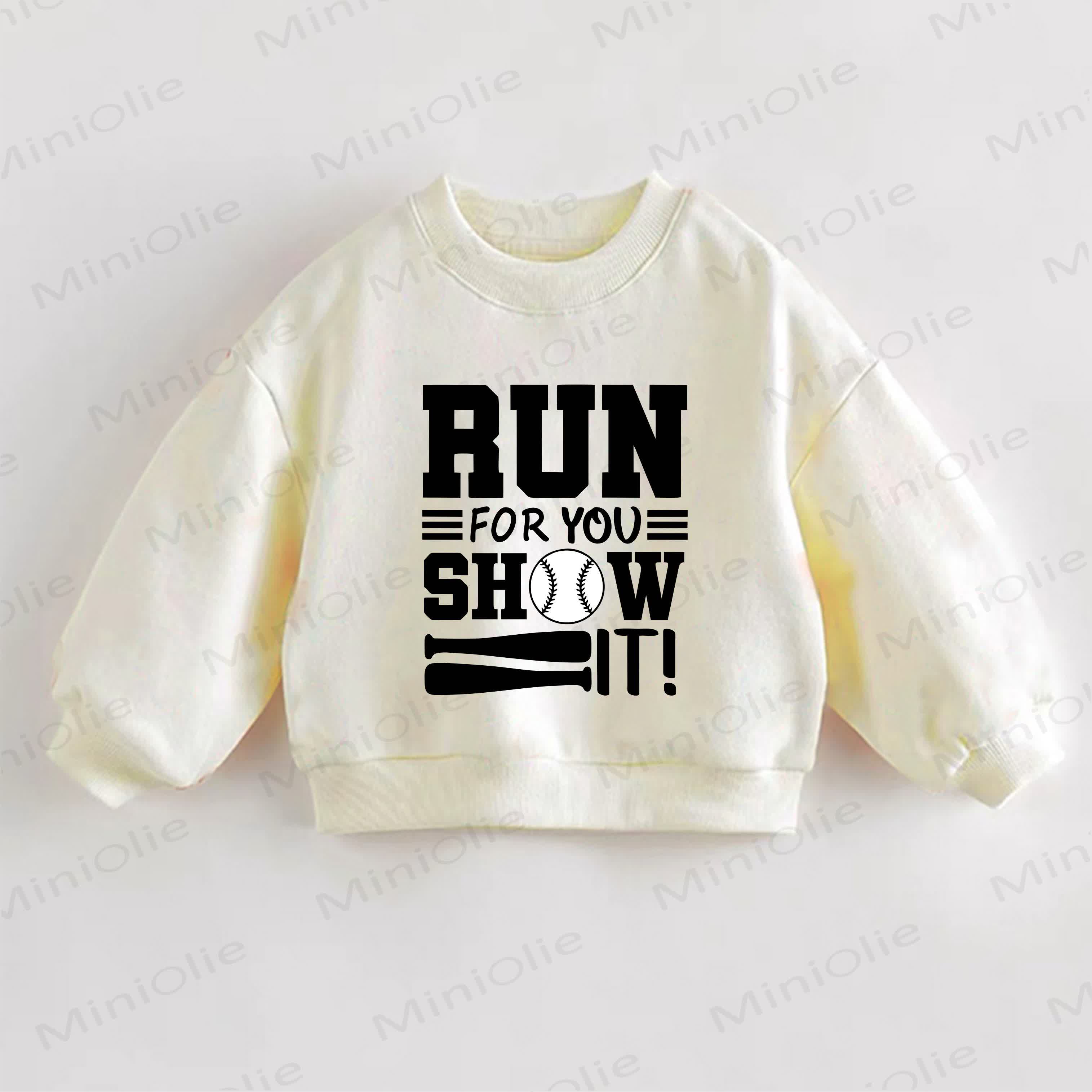 ZEIG ES! Baby Kleinkind Sweatshirt - Creme - 3-5J - image 1
