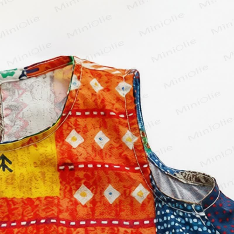 Plaid für Kleinkind-Mädchen mit Wellenkaromuster - image 7