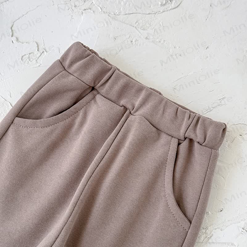 Baby Mädchen 2- Einfarbig Sweatshirt Set in Unifarben - image 25