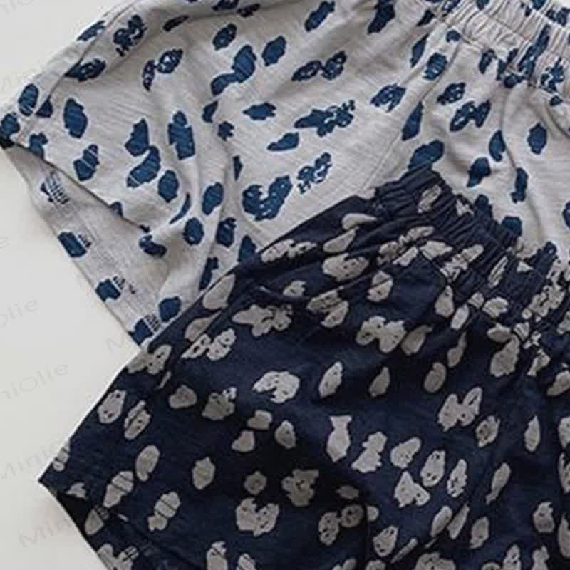 Zweiteiliges Set aus weichem Punkt Tanktop und Shorts für Kleinkind - image 8
