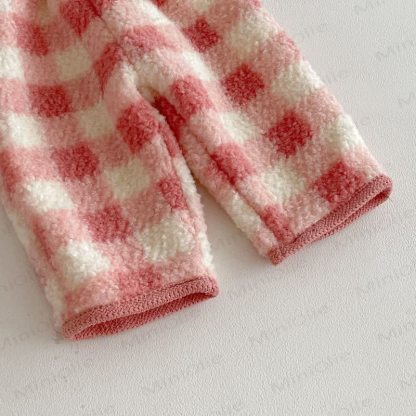 Vlies Oberbekleidung und Hose für Baby und Kleinkinder, rot-weiß Kleinkind - image 14