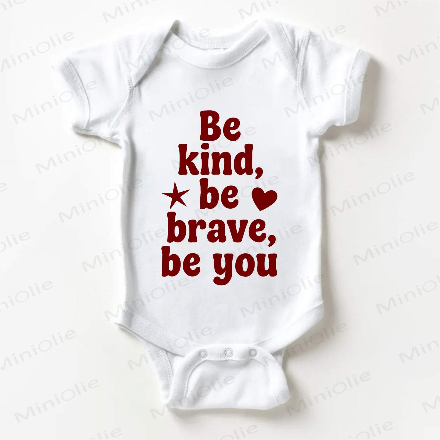 BE KIND, BE BRAVE, BE YOU Baby Bodysuit in Weiß - Weiß - 18-24M - image 1