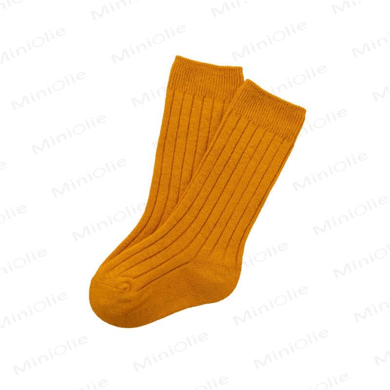 Einfarbige Socken für Babys und Kleinkinder - Kurkuma - 3-5J - image 9
