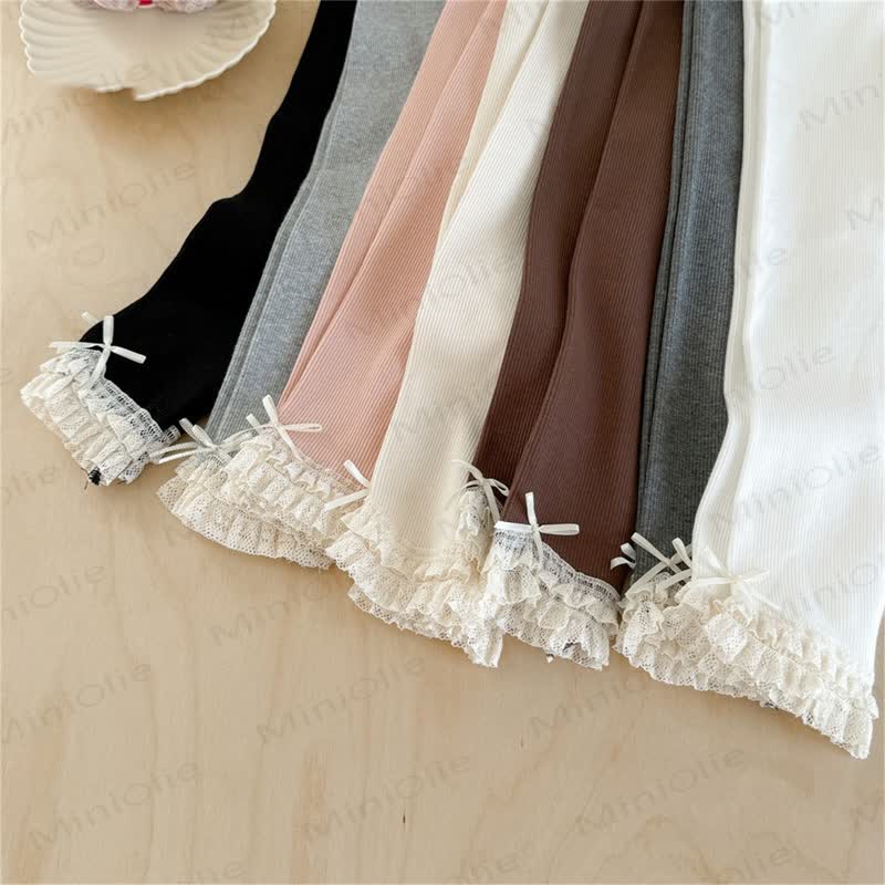 Gamaschen mit Lace und Schleife für Kleinkind - image 8