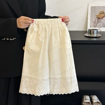 Set aus Rosa Tanktop und Hose mit Lace und Spitze für Kleinkind - image 4