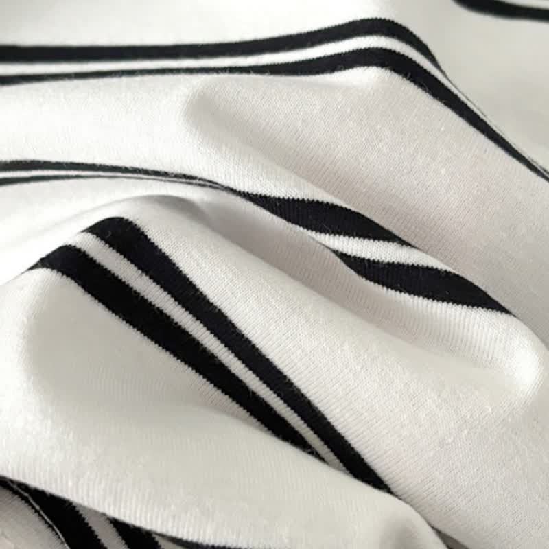Streifen, Gestickt Rundhals-T-Shirt für Kleinkind - image 11
