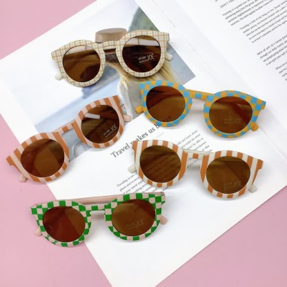 Baby Sonnenbrille mit Streifen Schachbrett ( 1 Jahre) - image 1