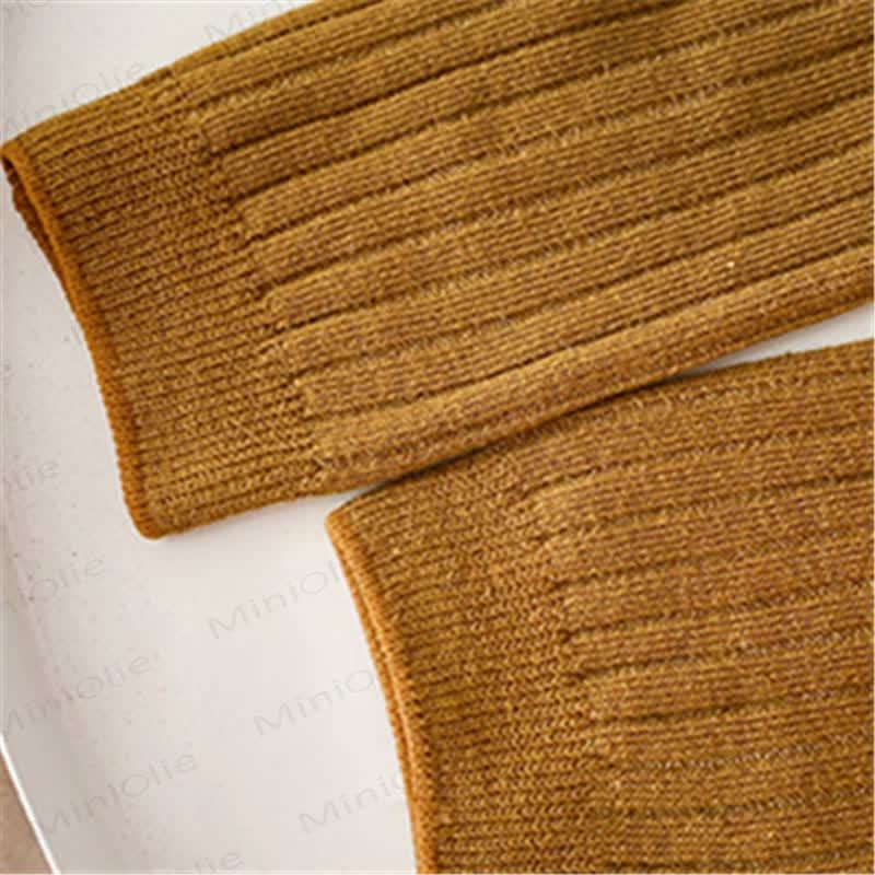  Einfache einfarbige Leggings für Kleinkind-Mädchen - image 15